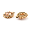 Real 18K Gold Plated Brass Micro Pave Cubic Zirconia Charms ZIRC-Z023-04F-NR-3