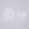 Bear Mobile Phone Holder  Silicone Molds DIY-TAC0007-91-1