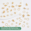 80Pcs 4 Styles 304 Stainless Steel Lobster Claw Clasps DIY-PH0028-67-4