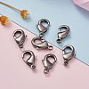 Brass Lobster Claw Clasps KK-903-B-NF-6