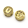 Brass Micro Pave Grade AAA Cubic Zirconia Multi-strand Links KK-P130-032C-U-1