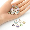 20Pcs 5 Styles Alloy Enamel Pendants ENAM-YW0003-03-3