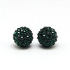 Polymer Clay Rhinestone Beads RB-A053-4mm-08-1