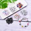 240Pcs 6 Style Opaque Acrylic European Beads OPDL-YW0001-01-4