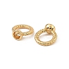 Brass Bead Cap Pendant Bails KK-D106-08G-2