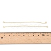 Brass Ends with Chain KK-Q039-14G-3