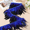 1 Bundle Fashion Feather Cloth Strand Costume Accessories DIY-GF0012-59B-4