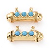 Brass Micro Pave Cubic Zirconia Pendants FIND-A012-01G-B-1