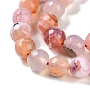 Natural Agate Beads Strands G-M437-C01-01D-4