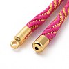 Nylon Cord Silder Bracelets MAK-C003-03G-11-3