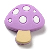 Mushroom Food Grade Eco-Friendly Silicone Focal Beads SIL-Z005-01A-1