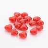 Handmade Silver Foil Glass Beads X-FOIL-R050-15x10mm-1-1