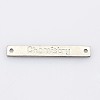 Tarnish Resistant 201 Stainless Steel Links connectors STAS-P073-17-1