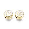 Alloy Enamel Beads X-ENAM-N052-006-01G-RS-3