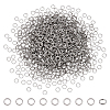 1000Pcs 304 Stainless Steel Split Rings STAS-UN0064-15-1