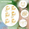 DIY Charm Cuff Ring Making Kit DIY-UN0003-67-6