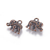 Vintage Elephant Charms X-PALLOY-ZN-47017-R-FF-1