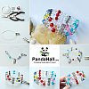 Spray Painted Crackle Glass Beads CCG-PH0002-14-8