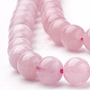 Natural Madagascar Rose Quartz Beads Strands G-T064-23-8mm-3