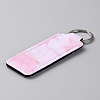 Marble Pattern Neoprene Lipstick Protective Case Portable Holder Pouch Keychain KEYC-WH0040-03A-2