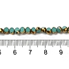 Electroplate Glass Beads Strands X-EGLA-P061-01A-09-4
