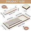 Wooden Thread Winding Boards TOOL-WH0155-50-2