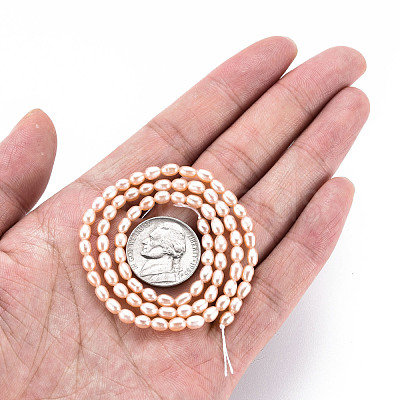 Natural Cultured Freshwater Pearl Beads Strands PEAR-N012-02C-1