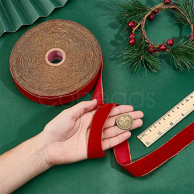 1 Roll 20 Yards Velvet Ribbons SRIB-PH0001-71A-1