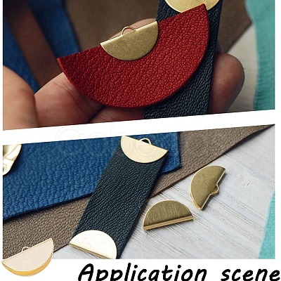 Iron Ribbon Crimp Ends IFIN-I026-02P-B-1