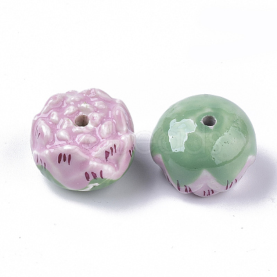 Handmade Porcelain Beads PORC-N004-A-67-1