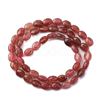 Natural Strawberry Quartz Beads Strands G-Z006-A38-1