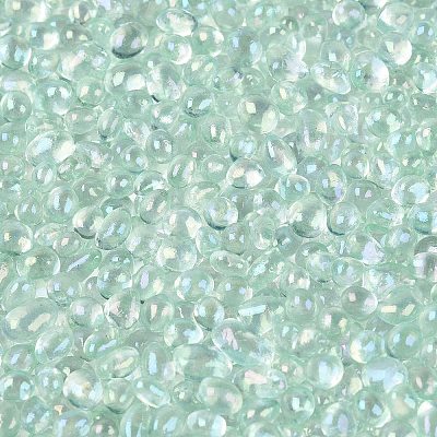 Transparent Electroplate Glass Beads EGLA-Q138-01D-1