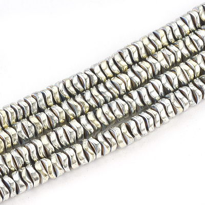 Electroplate Non-magnetic Synthetic Hematite Beads Strands G-T061-169-1