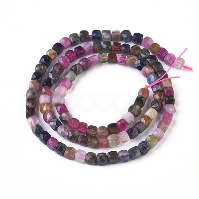 Natural Tourmaline Beads Strands G-F619-44-1