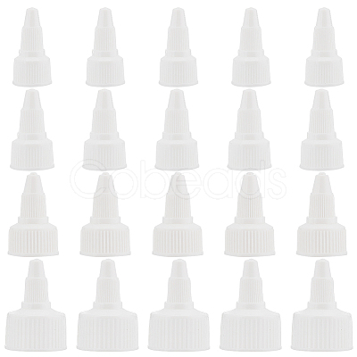 48pcs 4 style Plastic Twist Bottle Cap FIND-BC0004-01-1