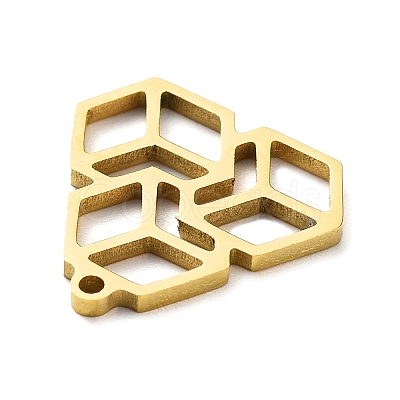 304 Stainless Steel Pendants STAS-D036-05G-1