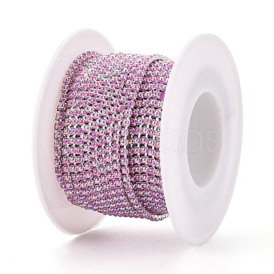 Iron & ABS Imitation Pearl Cup Chains CH-T007-01A-06-1