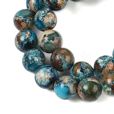 Dyed Natural Regalite/Imperial Jasper/Sea Sediment Jasper Beads Strands X-G-B124-C01-21-1