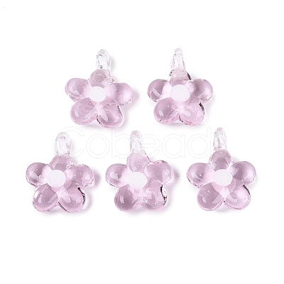 Handmade Lampwork Pendants LAMP-Q039-21E-1