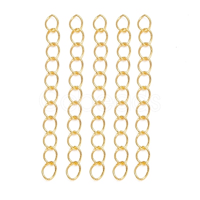 Iron Ends with Twist Chains CH-R001-G-5cm-1