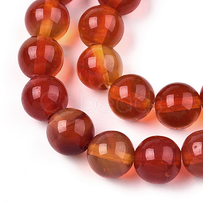 Glass Round Beads Strands GLAA-M044-01Q-1