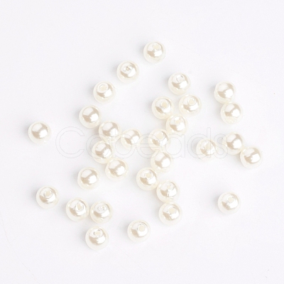 Imitation Pearl Acrylic Beads 12A-9282-1