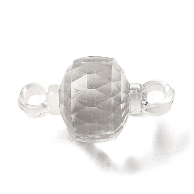 Transparent Acrylic Connector Charms TACR-G048-34-1