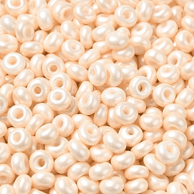 Baking Paint Luster Glass Seed Beads X-SEED-B001-04A-02-1