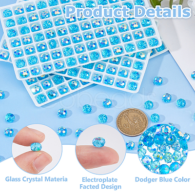 336Pcs Electroplate Glass Beads EGLA-WH0007-01D-1