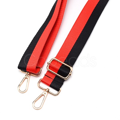 Nylon Stripe Pattern Bag Straps FIND-WH0001-31-1