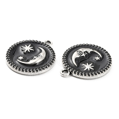 Alloy Enamel Pendants FIND-C032-08B-02P-1