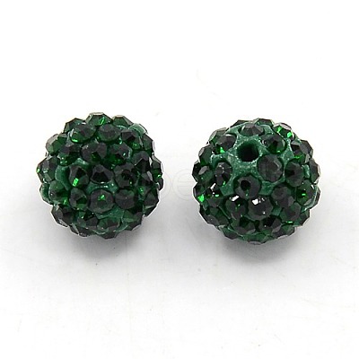 DIY Pave Disco Ball Beads X-RB-H258-10MM-205-1