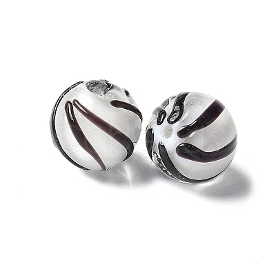 Handmade Transparent Lampwork Beads BLOW-D300-08F-1