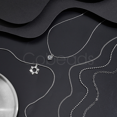 304 Stainless Steel Chain Necklaces STAS-PH0018-41P-1